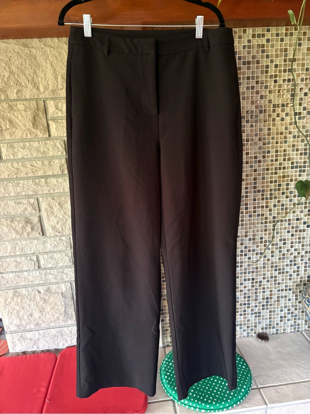 Joie Black Straight-Leg Dress Pants